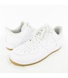 ナイキ NIKE 25年製 US9 27cm DJ2739-100 AIR FORCE 1 ’07 エア フォース ホワイト ガム 白 スニーカー 靴