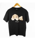 パームエンジェルス PALM ANGELS S Tシャツ 半袖 PMAA001E20JER003 20SS Kill The Bear キル ベア ロゴ プリント ブラック 黒 イーストランド コットン クルーネック
