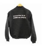 コムデギャルソン COMME des GARCONS CDG M SZ-J036 POLYESTER JACQUARD GARMENT TREATED STAFF BLOUSON スタッフ ブルゾン ジャケット ロゴ 総柄 ブラック 黒 AD2025