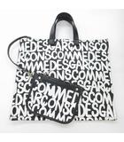 コムデギャルソン COMME des GARCONS Artwork by baanai アートワークバイバーナイ GC-K 202 ポーチ付 ロゴ PVC トートバッグ 総柄  鞄