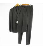 エンポリオアルマーニ EMPORIO ARMANI 48 スーツ セットアップ ジャケット パンツ スラックス グレー 2B 背抜き M LINE ジョルジオアルマーニジャパン株式会社 ビジネス ウール