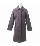 マッキントッシュ MACKINTOSH ゴム引き ステンカラ―コート ジャケット スコットランド製 32 紫 0317 ■GY09