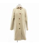 イエナ IENA メルトンコート ウール くるみボタン 38 アイボリー /UO ■GY09