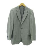 バーバリーズ Burberrys テーラード ジャケット ウール ストライプ 2B 半裏 180 グレー ■GY09