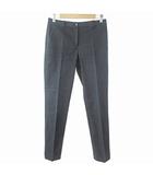 ジルサンダー JIL SANDER NAVY テーパードパンツ スラックス ストレッチ 34 紺 ネイビー 0527