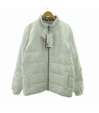 ランバン スポール LANVIN SPORT タグ付き ダウンコート ロゴ 白系 ホワイト系 44 約XL 大きいサイズ ●ECO 0705