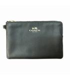 コーチ COACH タグ付き ミニ ポーチ ロゴ チャーム レザー 黒 ブラック F54626 0703