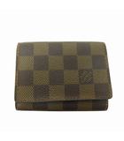 ルイヴィトン LOUIS VUITTON N62920 カードケース 財布 ダミエ アンヴェロップ カルト ドゥ ヴィジット 茶系 ブラウン系