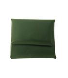  レンマ lemma 美品 コインケース 小銭入れ 財布 レザー 緑 グリーン 0806 ●ECO