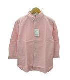 エディフィス EDIFICE タグ付き シャツ 七分袖 ピンク 0912