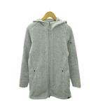 エルエルビーン L.L.BEAN フリースジャケット ブルゾン フード ジップアップ S ライトグレー 0918 ■YHS4