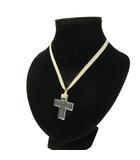 バカラ Baccarat 新品同様 ネックレス クロスペンダント チョーカー ネックレス ローマンクロス