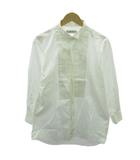 ピエールカルダン Pierre Cardin ドレスシャツ フリル 長袖 42-80 白 ホワイト 1015 ■YHS6