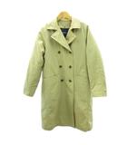 ヒューマンウーマン HUMAN WOMAN 美品 トレンチコート 内キルティング ダブル ベージュ M 077-5251900