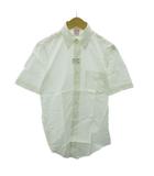 ブルックスブラザーズ BROOKS BROTHERS タグ付き ボタンダウン BDシャツ 半袖 USA製 14 白 ホワイト 1022 ■YHS8