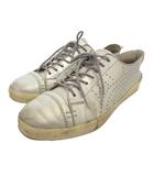 オニツカタイガー Onitsuka Tiger スニーカー 24cm シューズ ローカット シルバーカラー /AE ■YHS3