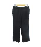 ミラショーン mila schon パンツ スラックス ストレート ウール 40 黒 ブラック 1103