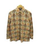 エトロ ETRO 美品 シャツ ペイズリー柄 長袖 44 オレンジ系 1108
