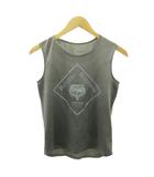 ナイキ NIKE × アンダーカバー UNDERCOVER コラボ ギャクソウ GYAKUSOU カットソー ロゴ プリント ノースリーブ S カーキ 1109