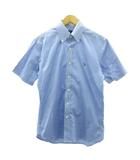 ラルフローレン RALPH LAUREN 近年 EASY CARE ボタンフライ シャツ BD ポニー刺しゅう 半袖 15/38 約M 0200000647 STK