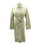 マックスマーラステュディオ Max Mara Studio ベルテッド トレンチコート ロング丈 ベージュ 36 約S