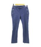 リーボック Reebok ナイロン イージー パンツ ロゴ刺しゅう 紫 パープル 約S