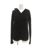 ベアフットドリームス BAREFOOT DREAMS ジップアップパーカー フーディ シャギー S 黒 ブラック /YJ ■YHS13