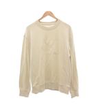 トレーナー L オフホワイト 白 CKロゴ エンボスロゴ /NL