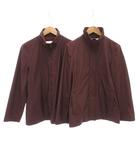 ペニーブラック PENNYBLACK 2点セット ジャケット ブルゾン ハイネック イタリア製 38 バーガンディ /YJ