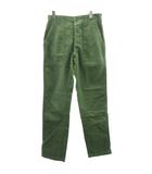 ヴィンテージ VINTAGE 60s ユーティリティパンツ ベイカー サイドアジャスター 尿素ボタン  米軍実物 カーキ S