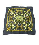 エルメス HERMES 新品同様 カレ40 Eperon d'or エプロンドール 黄金の拍車 シルク100% フランス製 マルチカラー