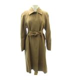 バーバリー ロンドン BURBERRY LONDON 美品 アンゴラ ステンカラーコート ジャケット 茶 ブラウン 38 約M FN032-860