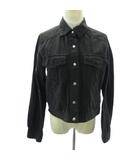 オゾック OZOC ブラック デニム ジャケット 黒 38 約M