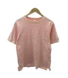 チャンピオン CHAMPION × シップス SHIPS 別注 Tシャツ ロゴ 刺繍 半袖 S ピンク C8-R365 0105