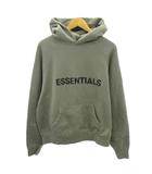エフオージー エッセンシャルズ FOG ESSENTIALS プルオーバー パーカー フーディ ロゴ プリント 長袖 S グレー系 0113