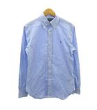 ラルフローレン RALPH LAUREN 近年 チェック シャツ ポニー刺繍 青 ブルー 15/38 約S