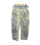 ディーゼル DIESEL 美品 近年 デニム カーゴパンツ ヴィンテージ加工 28 インディゴブルー D-FISH-CARGO-S1 0206