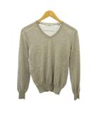 スローン SLOANE ニット セーター ウール シルク カシミヤ 長袖 2 グレージュ 0206