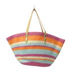 インデックス INDEX カゴ トートバッグ 編み込み ラメ マルチカラー 0206