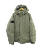ダントン DANTON ダウンジャケット フーデッド ブルゾン カーキ L FA22-113-02