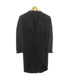 エルメネジルドゼニア Ermenegildo Zegna super 100's モーニングコート テーラードジャケット フォーマル 総裏 ウール 黒 ブラック ●ECO