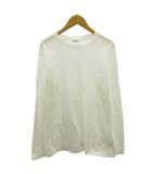 シップス SHIPS Tシャツ 無地 長袖 L 白 ホワイト 0310