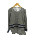 コムデギャルソン COMME des GARCONS ヴィンテージ 70s～ 川久保期 カットソー ライン 長袖 グレー 0310