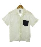 ビズビム VISVIM IRVING SHIRT アーヴィング シャツ 開襟 ポケット 切替 半袖 2 白 ホワイト 0321