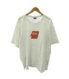 ステューシー STUSSY 21SS マッチプリント Tシャツ ロゴ プリント 半袖 XL 白 ホワイト 0321