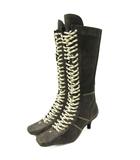Jaded london ジェイデッドロンドン 新品同様 Brooke Boxing Boot ブルックボクシング ブーツ 黒 ブラック UK3 約22.5cm