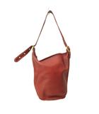 コーチ COACH ヴィンテージ オールド ショルダーバッグ バケツ型 レザー USA製 赤 レッド 0323