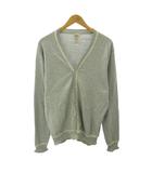 ディーゼル DIESEL 美品 ニット カーディガン コットン ウール 長袖 XL グレー 0323