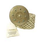 トゥービーシック TO BE CHIC 美品 ベルト レザー 編み込み 白 ホワイト 0403