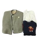 ファミリア Familiar キッズ服 3点セット ワンピース ブラウス ケープ 60-90 マルチカラー 0423